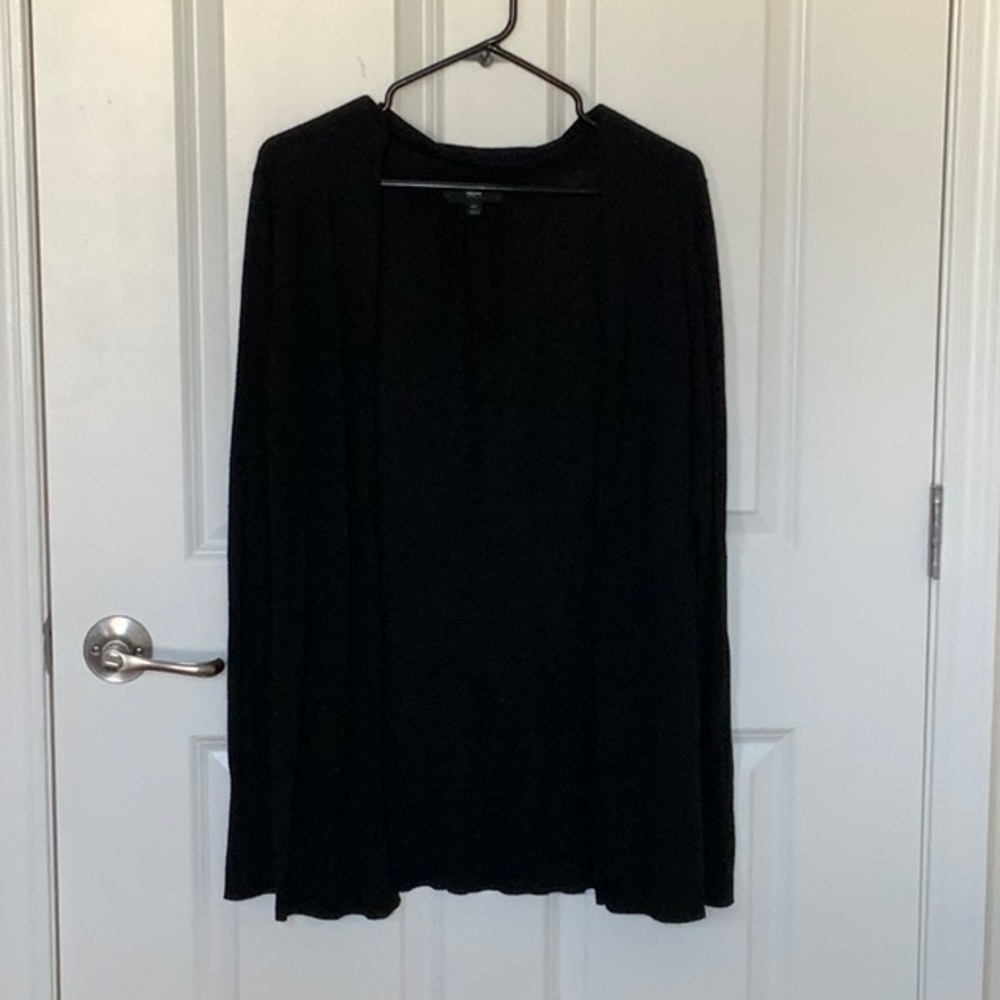 Black Long Cartigan